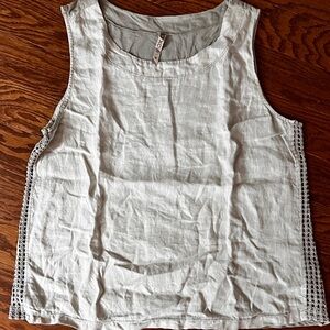 XCVI Tan Tank Top Medium